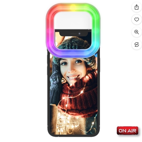 Selfie Halo Light Square with 18 Color Combinations Soft Light for Multi-Devices - Picture 4 of 7